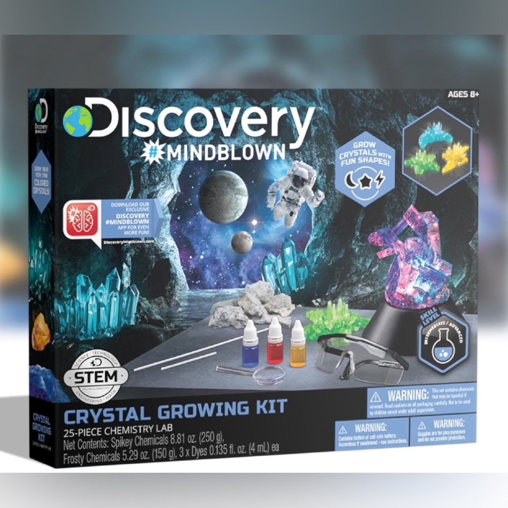 Discovery Kids | 25-Piece Lab Crystal Growing Kit | BRAND NEW